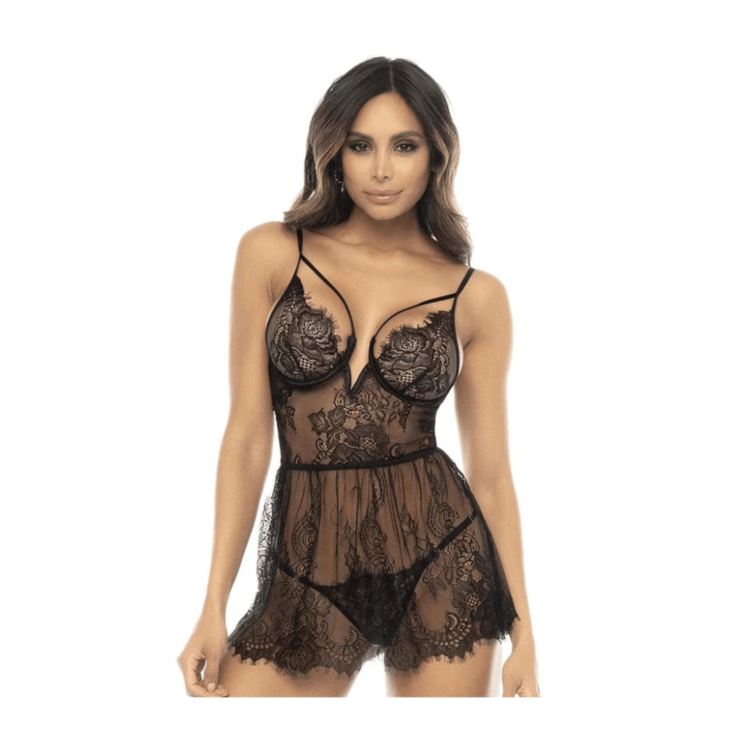 Jet Lace Chemise Xoxomoving