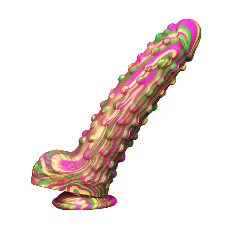 Alien Spiked Silicone Dildo 8.8 Inches Xoxomoving