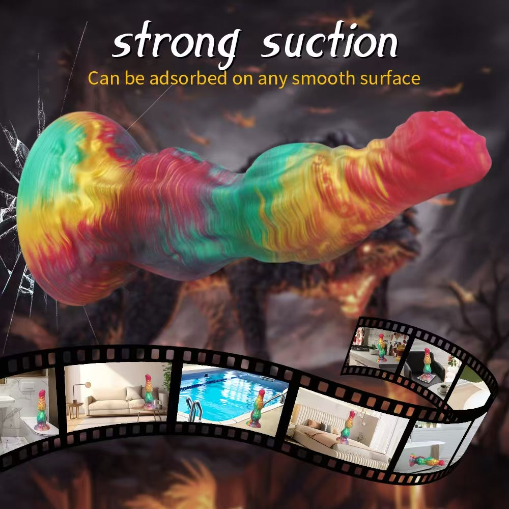 Huge Soft Hell Werewolf Monster Dildo Xoxomoving
