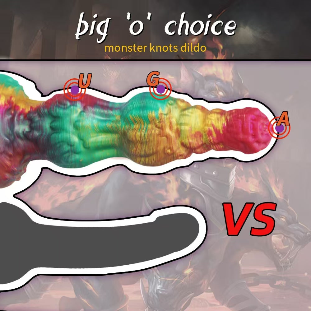 Huge Soft Hell Werewolf Monster Dildo Xoxomoving