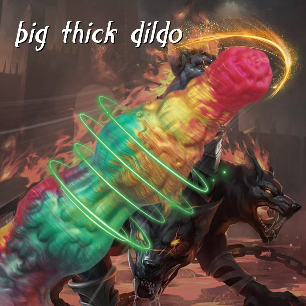 Huge Soft Hell Werewolf Monster Dildo Xoxomoving