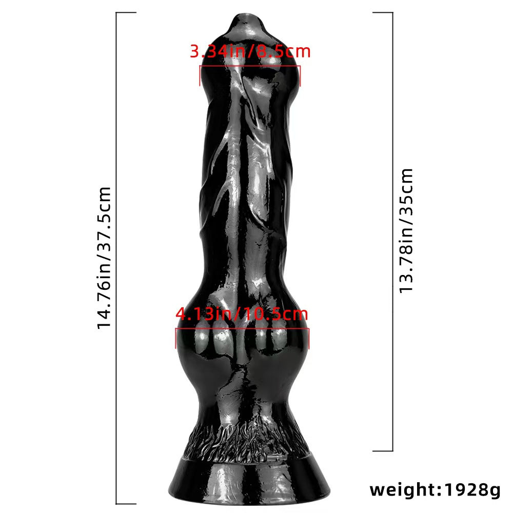 Giant Black Dog Penis Animal Dildo Xoxomoving