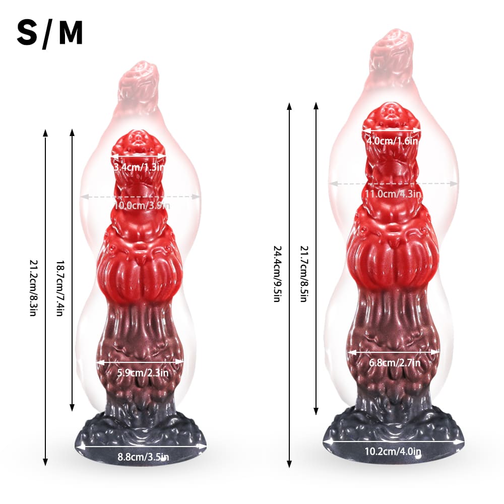 Noctivox - Silicone Inflatable Dildo - Fantasy Expanding Dildo