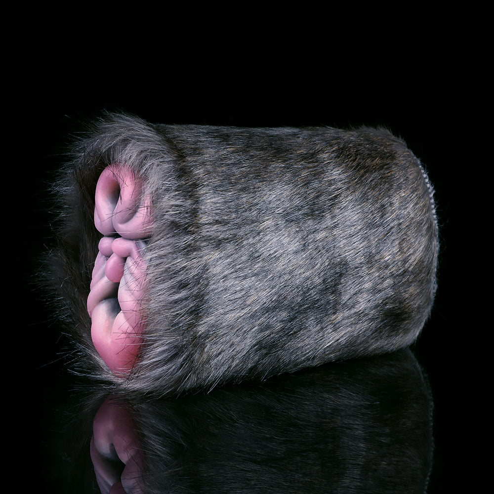 Rhino Pocket Pussy Masturbator Sex Toy for Men - Realistic Furry Silicone Vaginal Masturbation Cup Xoxomoving