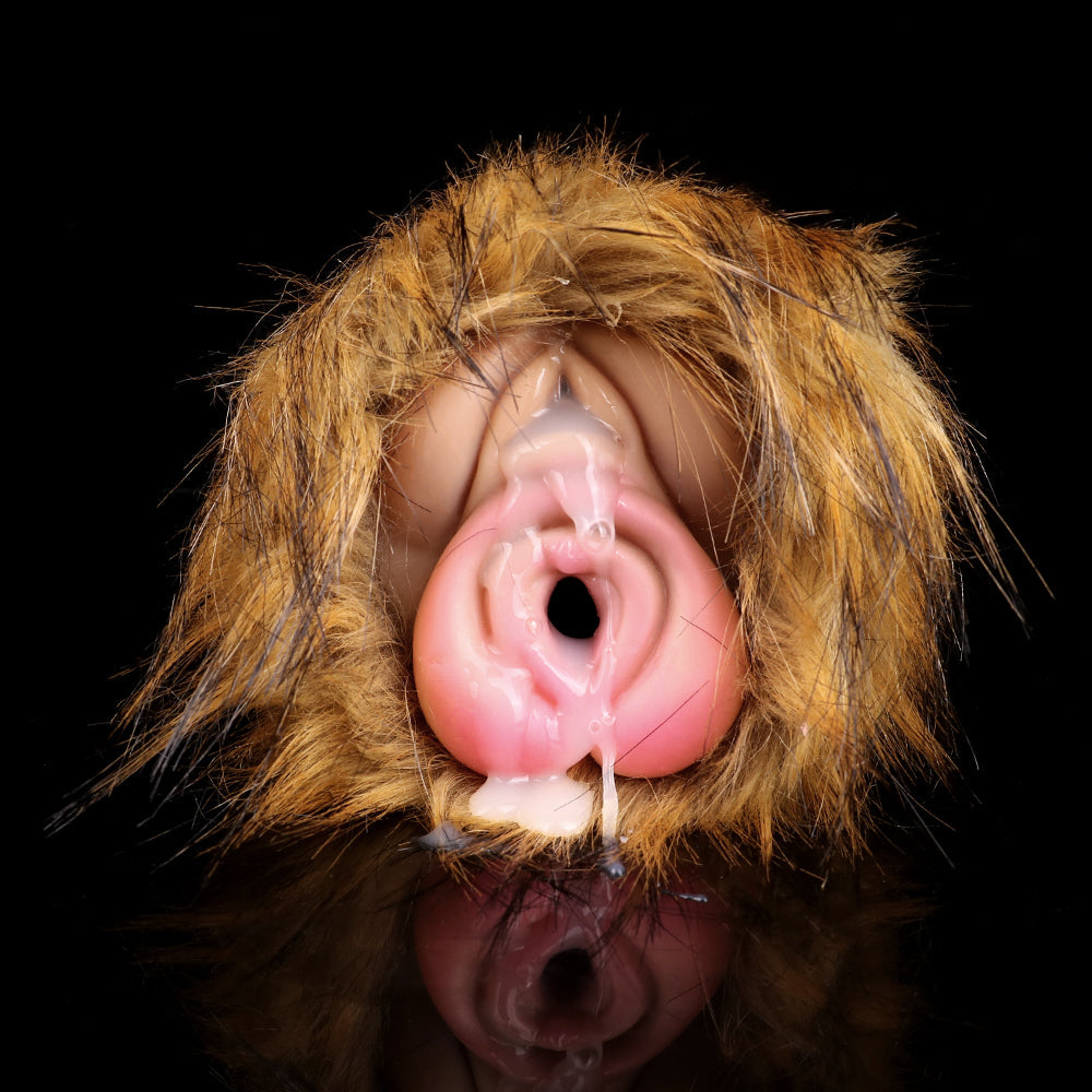 Tiger Pocket Pussy Furry Sex Doll - Realistic Animal Masturbator Sex Toy for Men Blowjob Xoxomoving