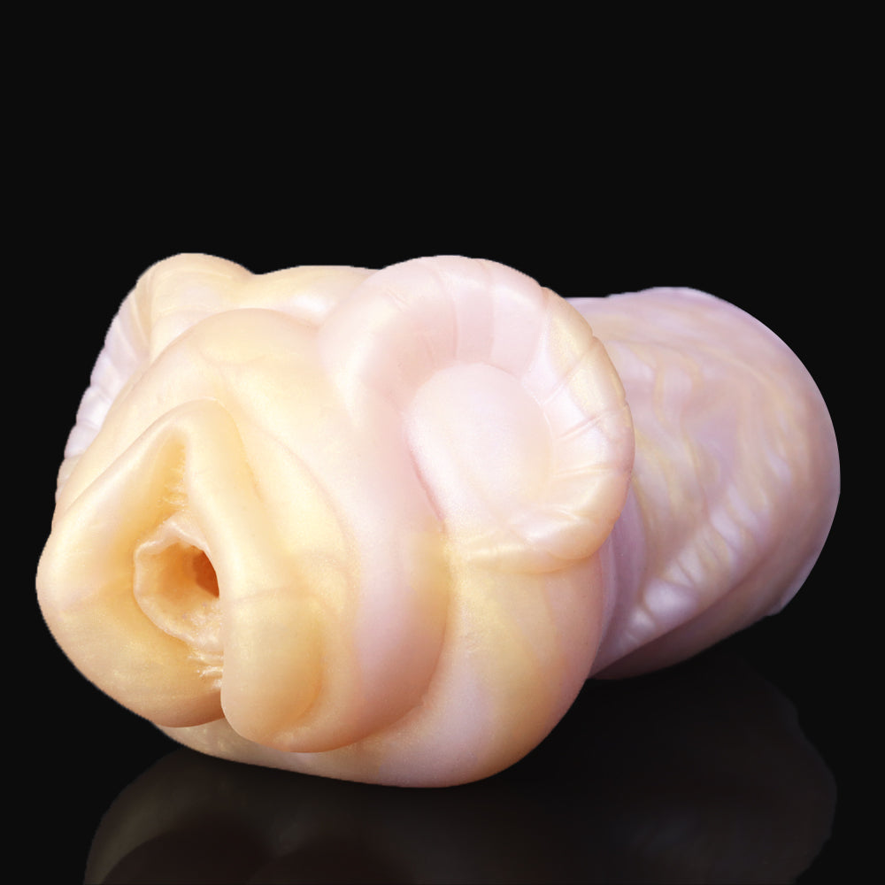 Peach Sheep Pocket Pussy Masturbator - Fantasy Silicone Stroker Masturbation Cup for Men Xoxomoving
