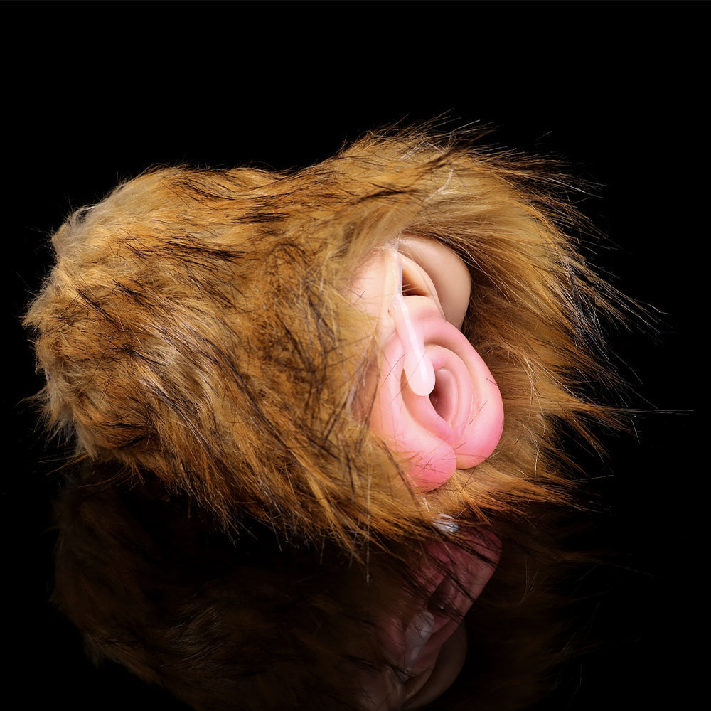 Tiger Pocket Pussy Furry Sex Doll - Realistic Animal Masturbator Sex Toy for Men Blowjob Xoxomoving