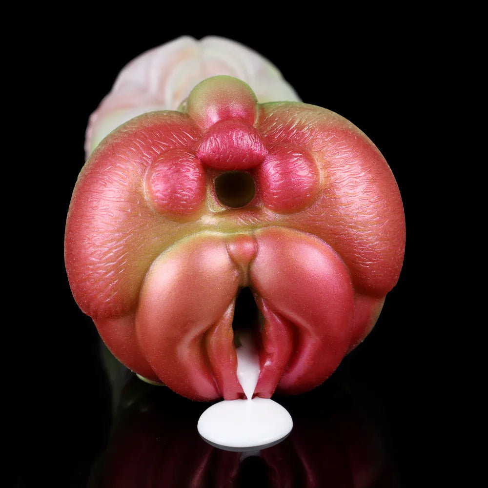 Cat Vagina Pocket Pussy Male Masturbator - Silicone Animal Penis Masturbation Cup Xoxomoving