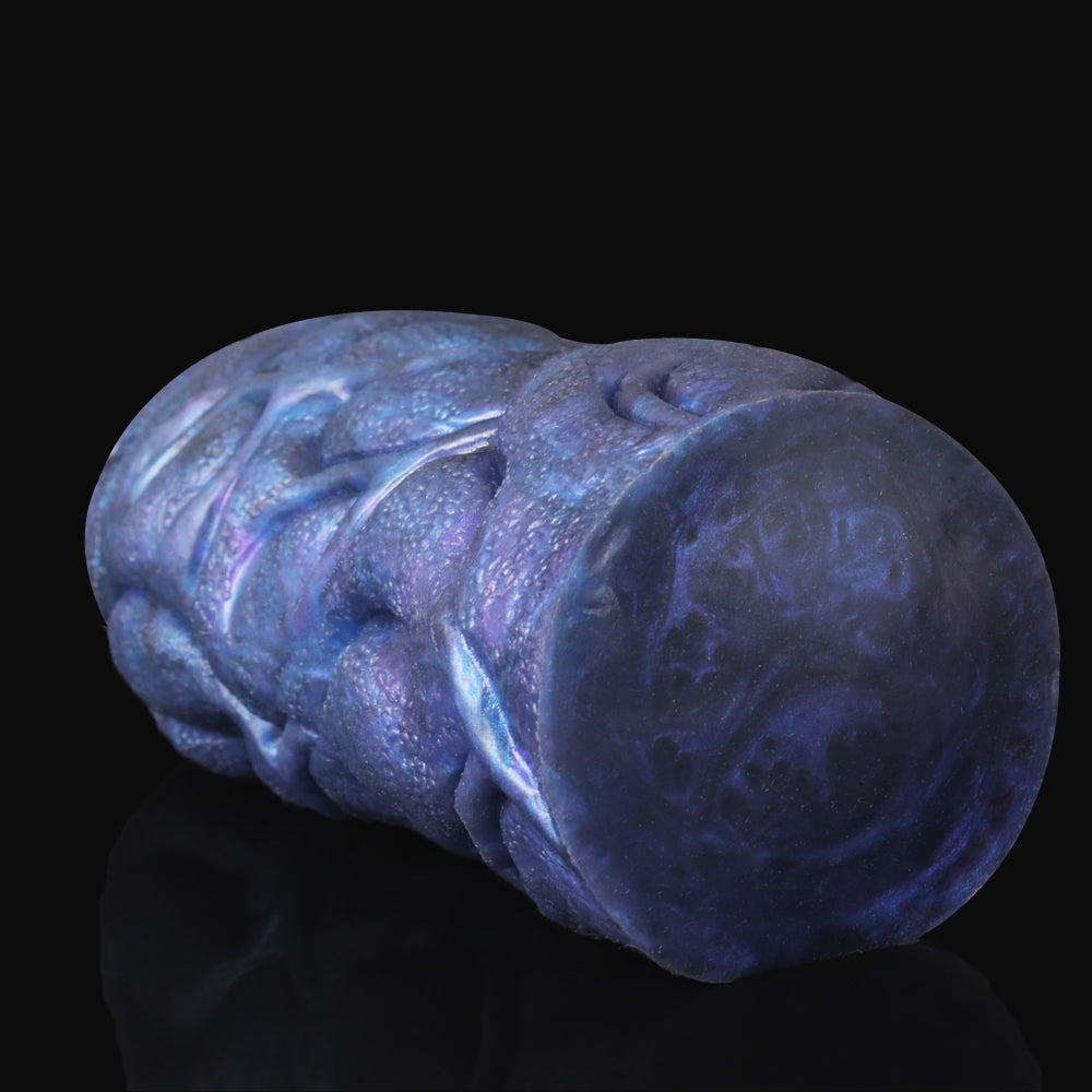 Fantasy Bull Pocket Pussy Masturbation Cup - Dark Blue Silicone Masturbator Male Sex Toys Xoxomoving