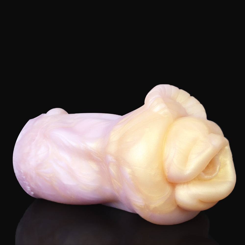 Peach Sheep Pocket Pussy Masturbator - Fantasy Silicone Stroker Masturbation Cup for Men Domlust