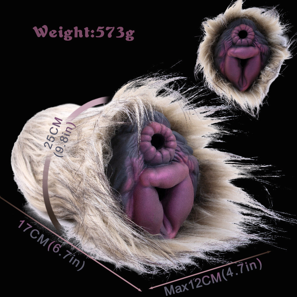 Hyena Pocket Pussy Male Masturbator - Animal Vagina Penis Massage Sex Toy for Men Xoxomoving