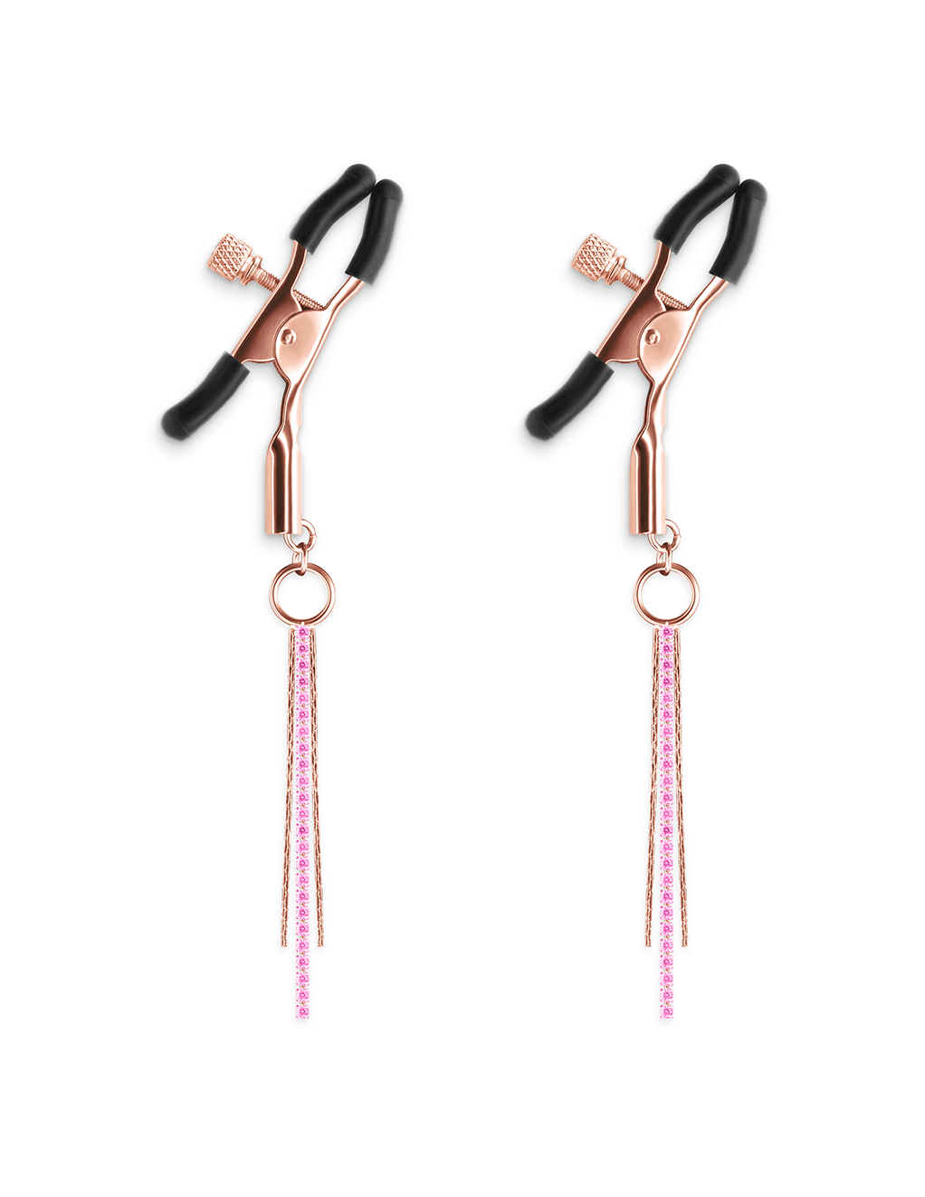 Bound Adjustable Metal 3 Tassle Clamps D3 - Xoxomoving
