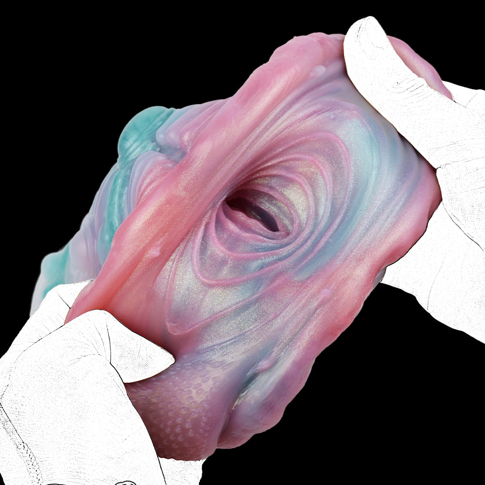 Monster Oral Sex Pocket Pussy - Fantasy Crocodile Mouth Penis Massager Male Masturbator Xoxomoving