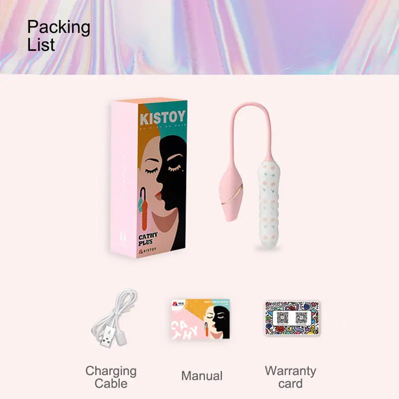 Xoxomoving Telescoping Vibrator for Women with Suction Feature Xoxomoving