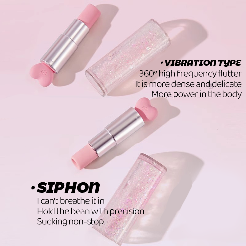 Xoxomoving - Liquid Quicksand Lipstick Vibrator Female Sucking Licking Clitoris Masturbator Xoxomoving