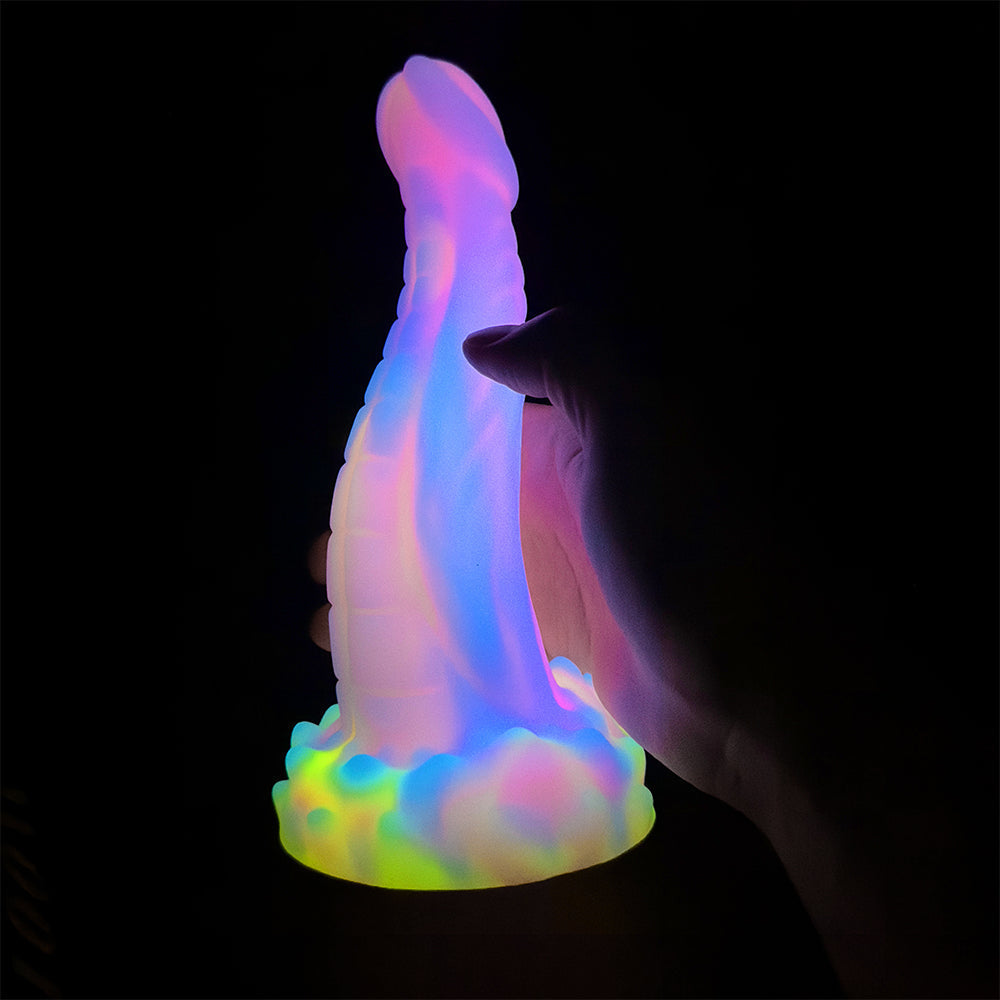 8 Inch Light Up Fantasy Anal Snake Dildo Xoxomoving