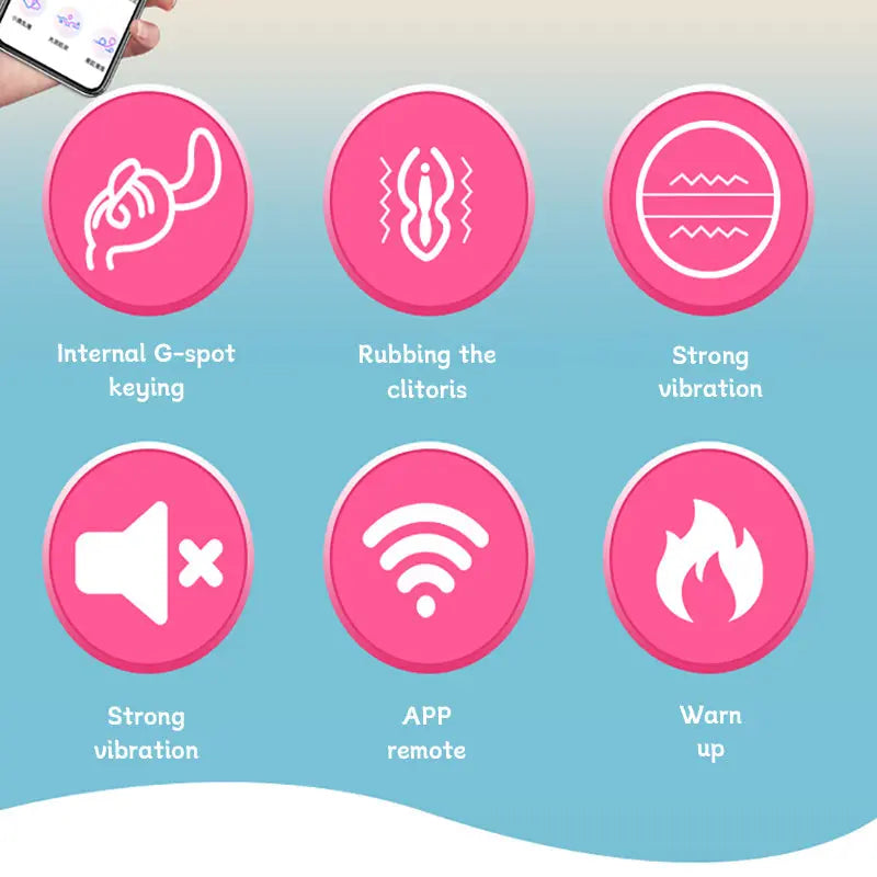 Women's Vibrotactile Wearable Toy - Xoxomoving 3-Point Sensation Enhancer Xoxomoving