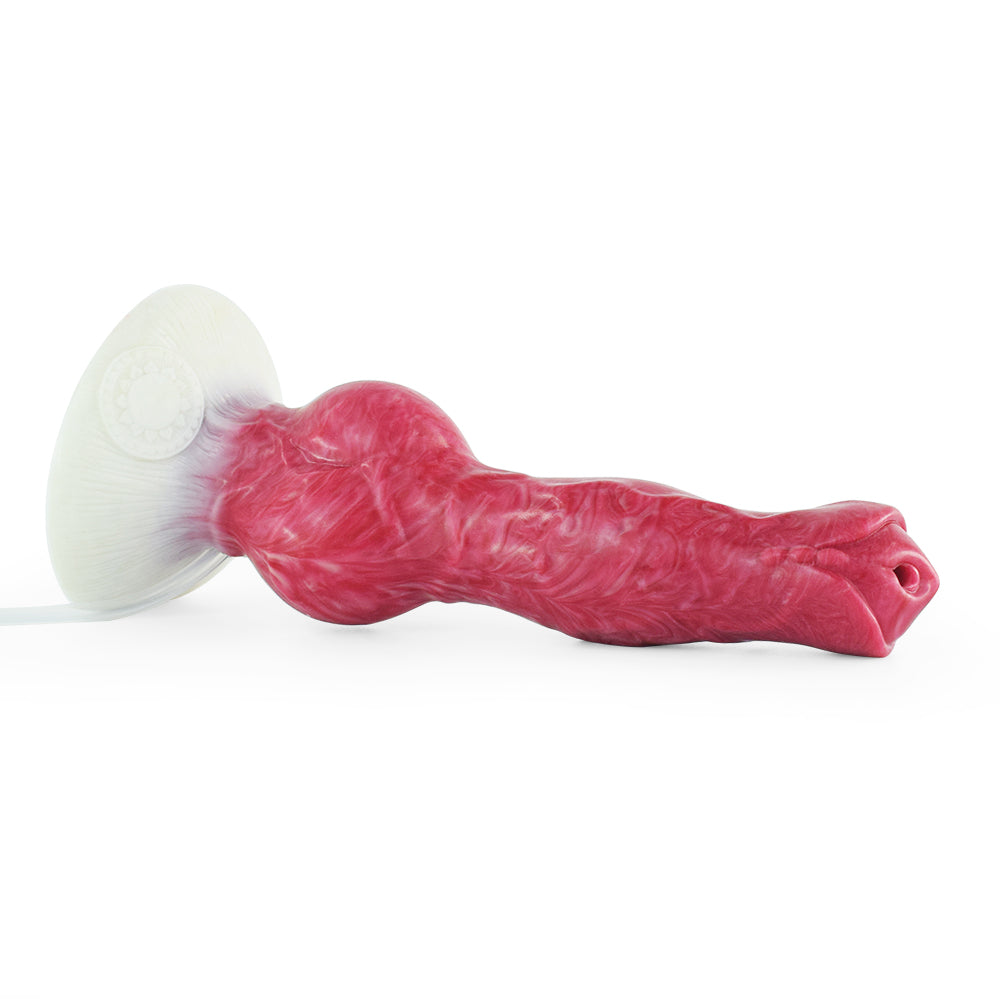 8 Inch Red Squirting Fantasy Dog Dildo Xoxomoving