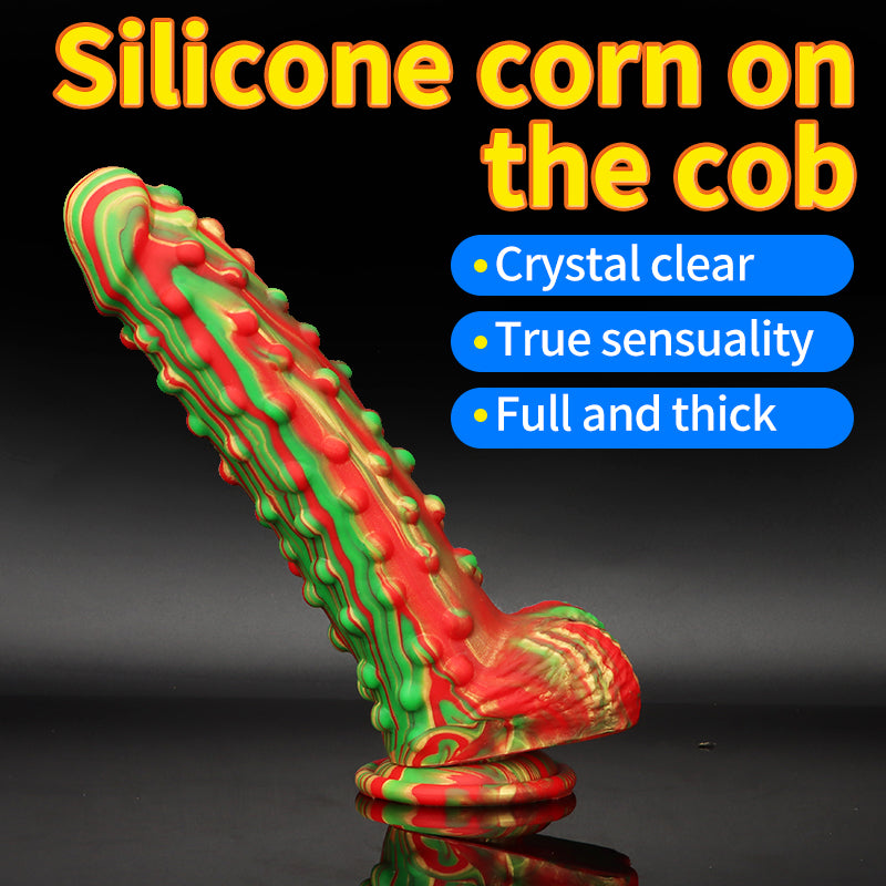 Alien Spiked Silicone Dildo 8.8 Inches Xoxomoving