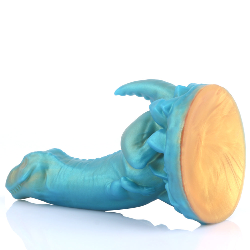 Fantasy Dragon Dildo – Textured Tail & Suction Base Xoxomoving