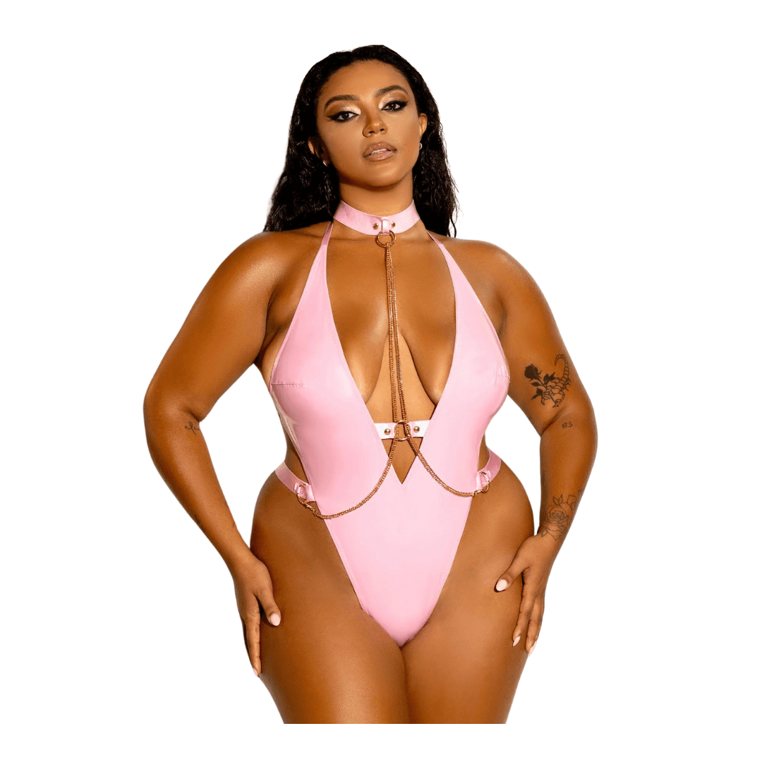 Submissive Chain Bodysuit Xoxomoving
