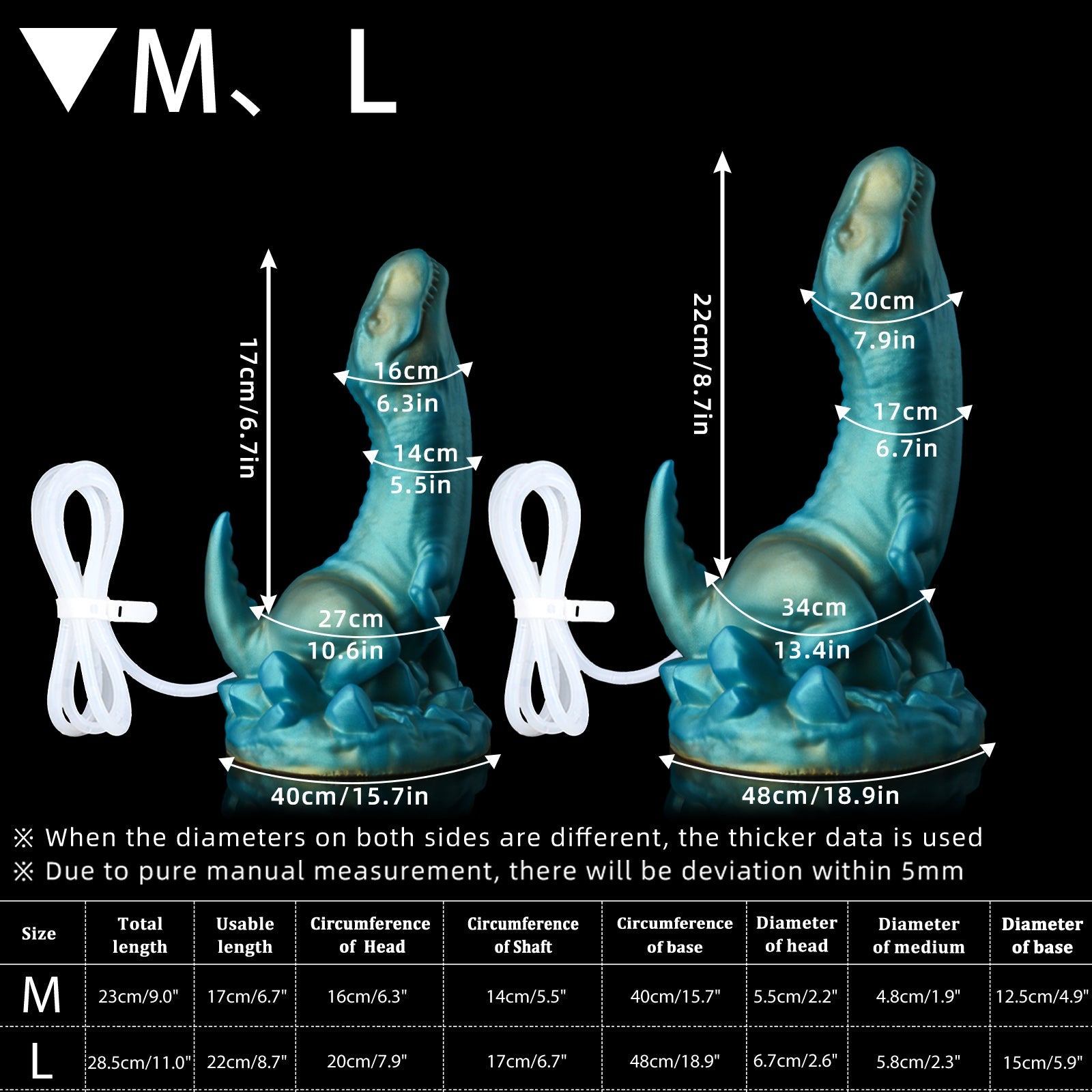 Fantasy Animal Dildo – Dragon Head & Dinosaur Tail