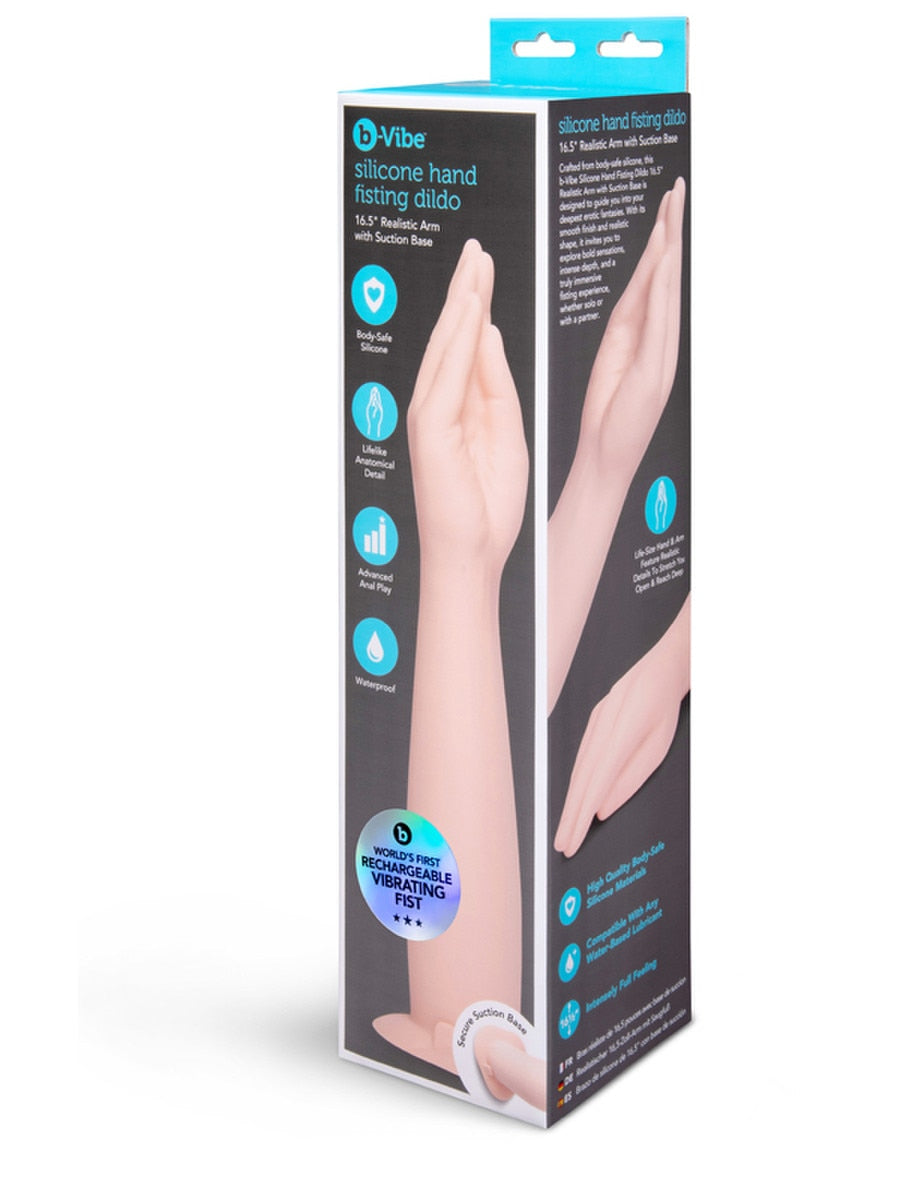 b-Vibe Silicone Hand Fisting Dildo With Suction Base Xoxomoving