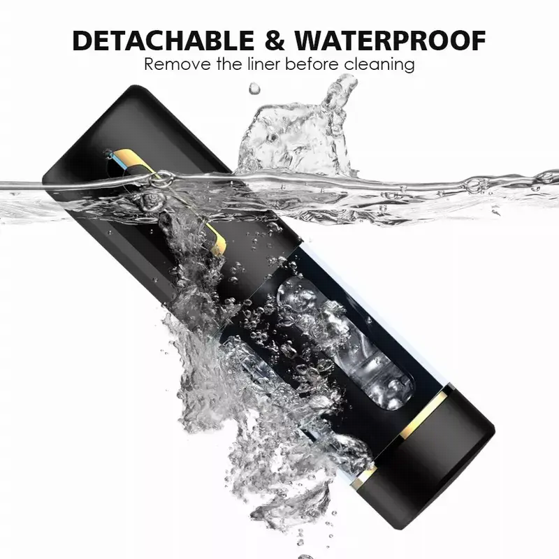 Xoxomoving Automatic Telescopic Masturbator for Men with Intelligent Voice Xoxomoving