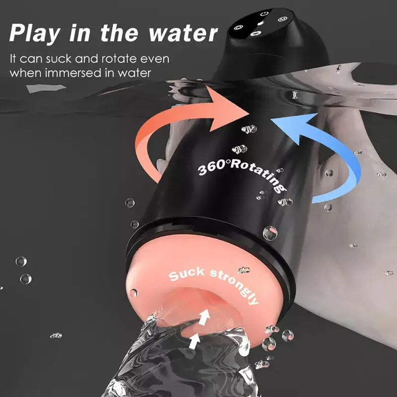 Xoxomoving Men's Water-Resistant Masturbation Cup for Enhanced Pleasure Xoxomoving