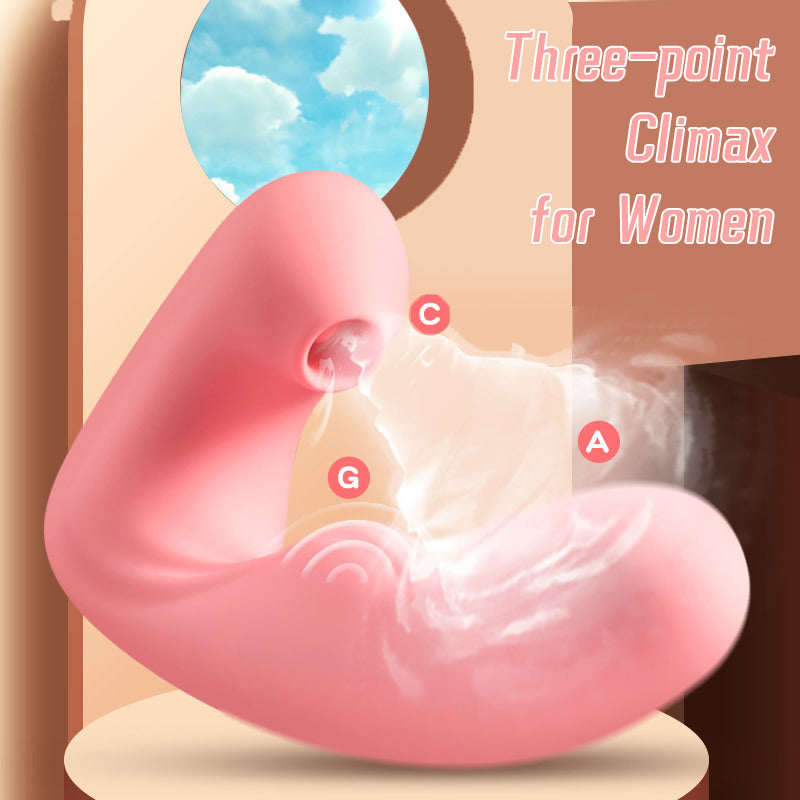 Xoxomoving- 10-Speed Vibrating Suction Thumping Female Masturbator Xoxomoving
