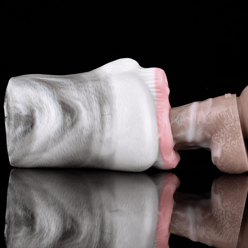 Fantasy Horse Pocket Pussy Male Sex Toy - Pink Vagina Dual Hole Penis Masturbator Domlust