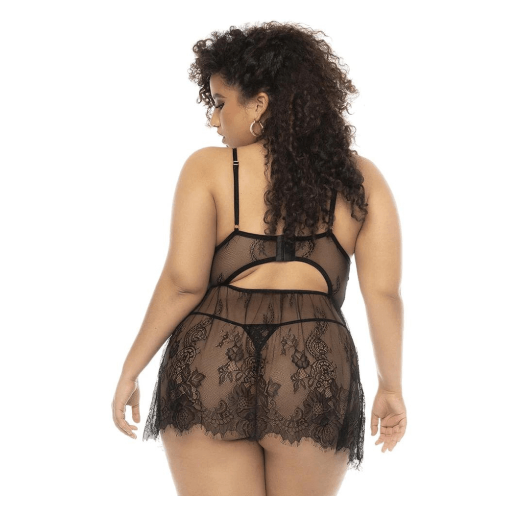 Jet Lace Chemise Xoxomoving