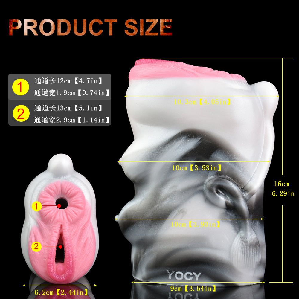 Fantasy Animal Pocket Pussy Masturbator - Horse Vaginal Penis Masturbation Cup Sex Toy for Men Xoxomoving