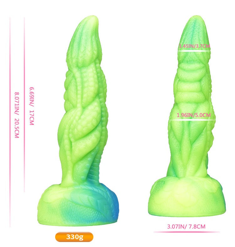 Green Dragon Glow In The Dark Dildo Xoxomoving