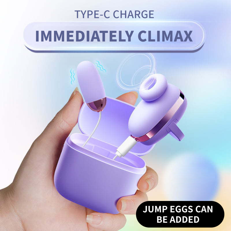 Xoxomoving Magic Box Mini Sucking Vibrator Waterproof Stimulator Xoxomoving