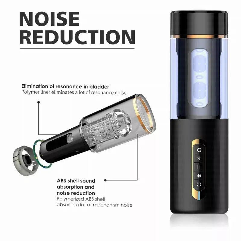 Xoxomoving Automatic Telescopic Masturbator for Men with Intelligent Voice Xoxomoving