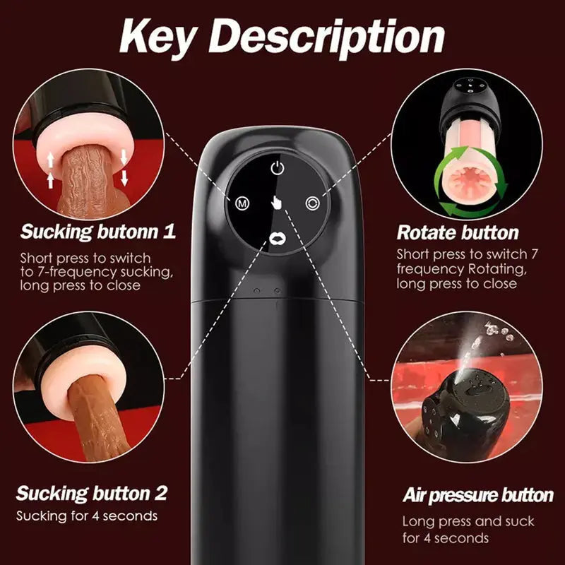 Xoxomoving Men's Water-Resistant Masturbation Cup for Enhanced Pleasure Xoxomoving