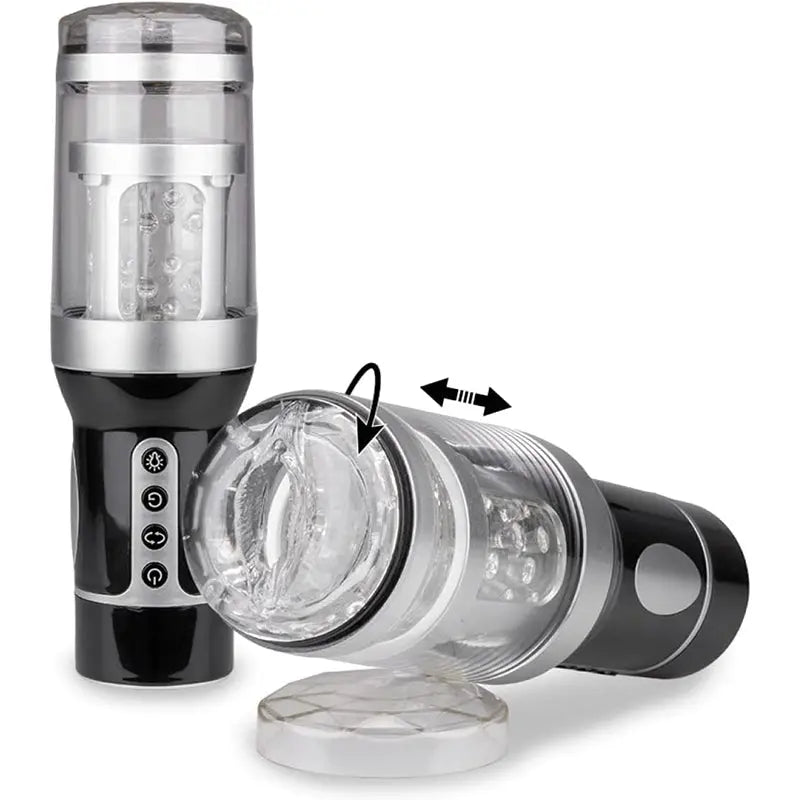 Xoxomoving Automatic Thrusting Male Masturbator - Compact, Discreet Design Xoxomoving