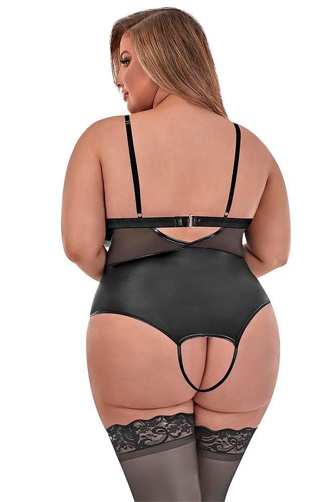 Wicked Ways Crotchless Bodysuit Xoxomoving
