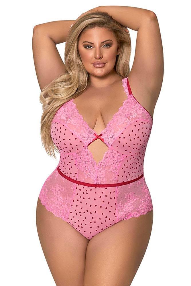 Exposed Balconette Teddy Xoxomoving