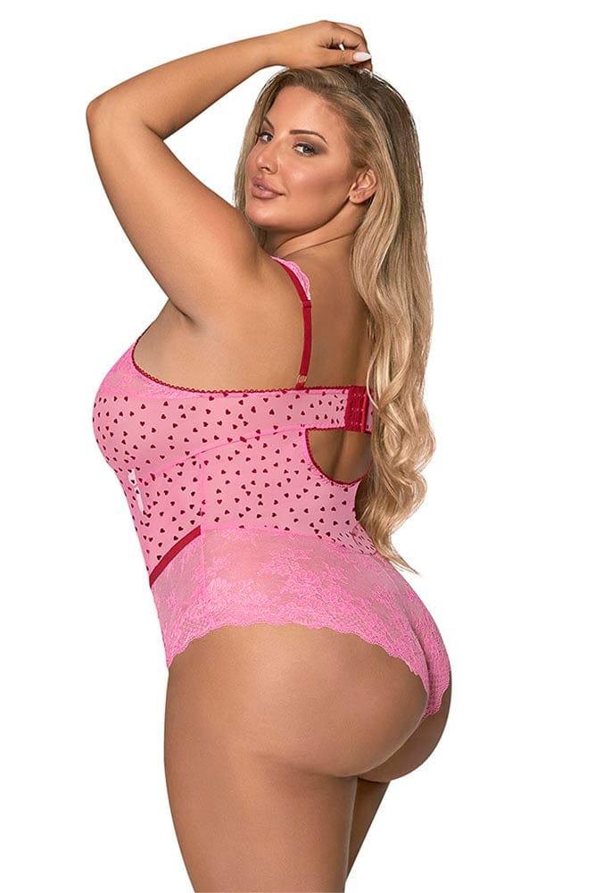 Exposed Balconette Teddy Xoxomoving