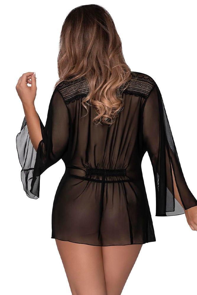 Modern Romance Flowing Short Robe Xoxomoving