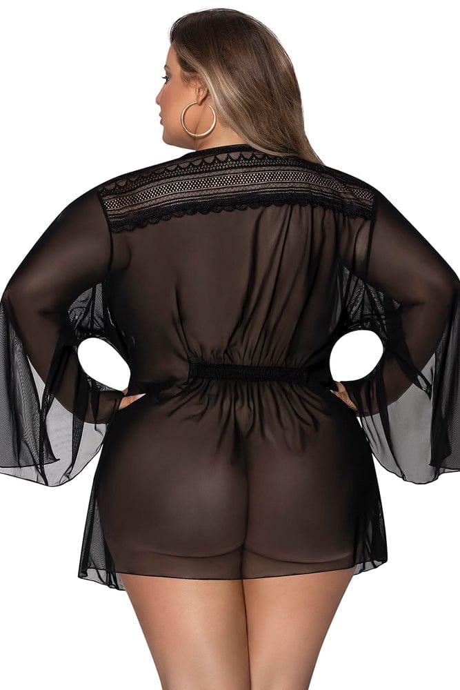 Modern Romance Flowing Short Robe Xoxomoving