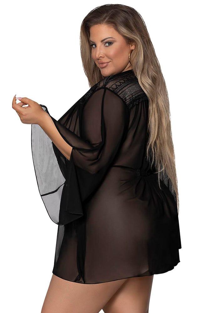 Modern Romance Flowing Short Robe Xoxomoving