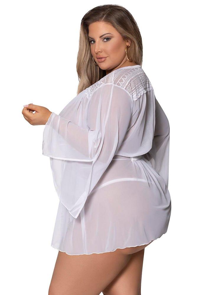 Modern Romance Flowing Short Robe Xoxomoving
