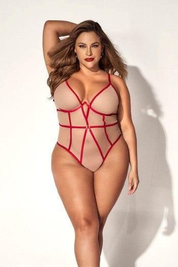Xoxomoving Nude Heart Teddy Xoxomoving