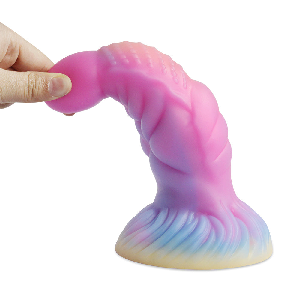 7 Inch Silicone Glow In The Dark Fantasy Dragon Dildo