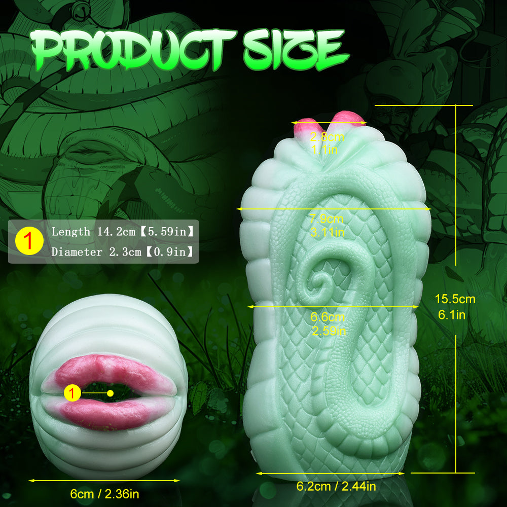 Snake Pussy Pocket Masturbator - Fantasy Monster Vaginal Penis Masturbation Male Sex Toy Xoxomoving