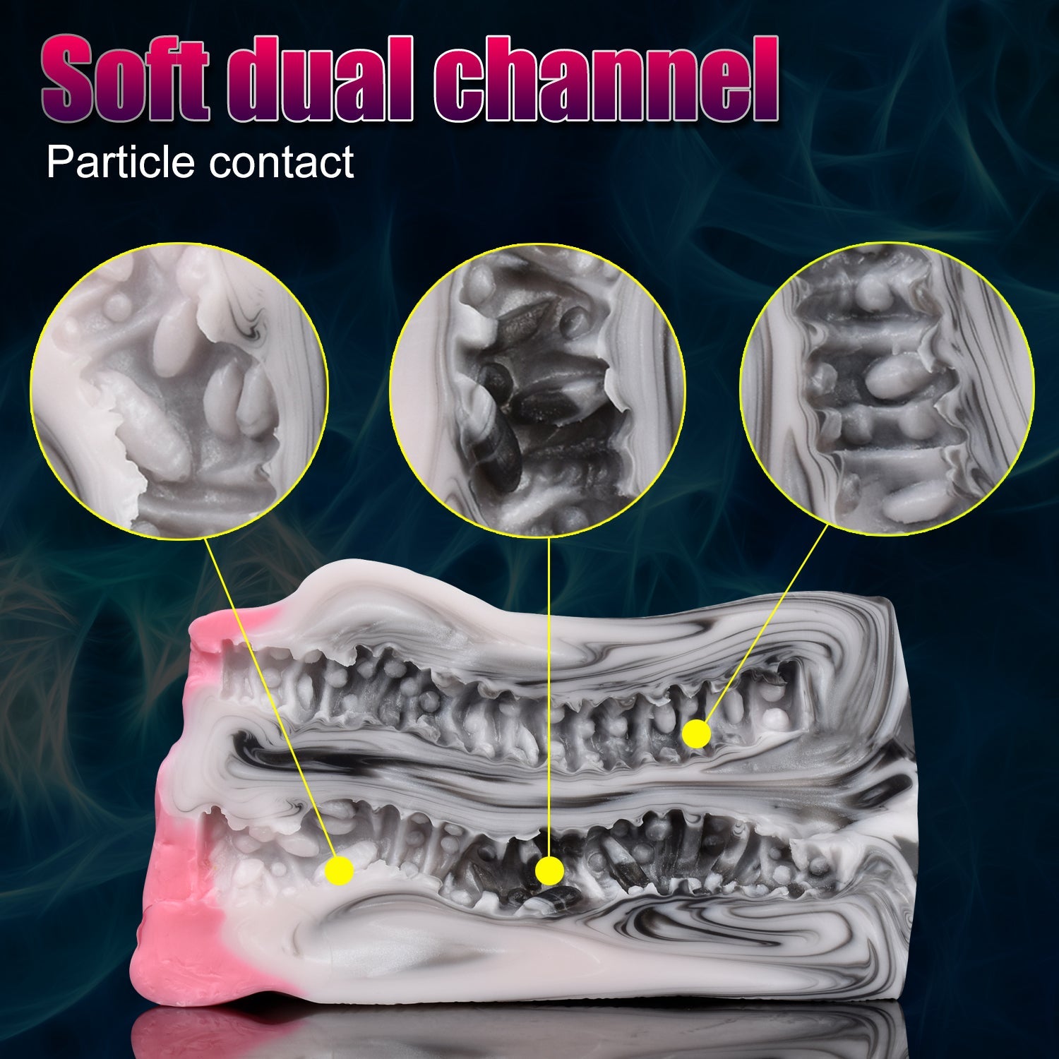 Fantasy Horse Pocket Pussy Male Sex Toy - Pink Vagina Dual Hole Penis Masturbator Domlust