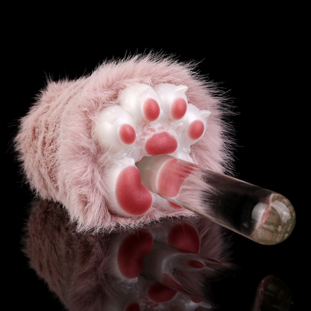 Fantasy Cat Paw Animal Pussies Furry Sex Doll - Male Plush Silicone Penis Masturbation Cup Xoxomoving